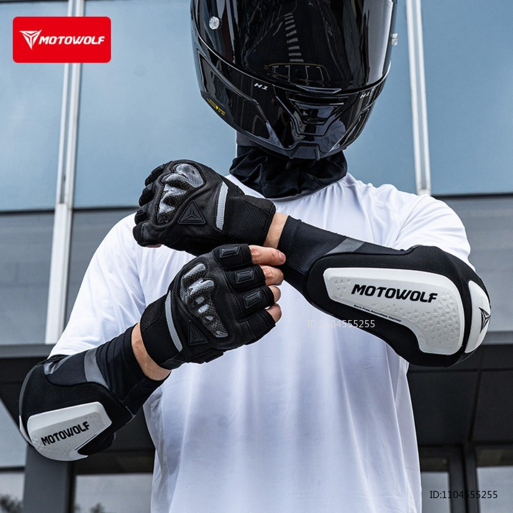 Mountain Biking Elbow Pads - Protège-coudes de moto respirants et élastiques,
