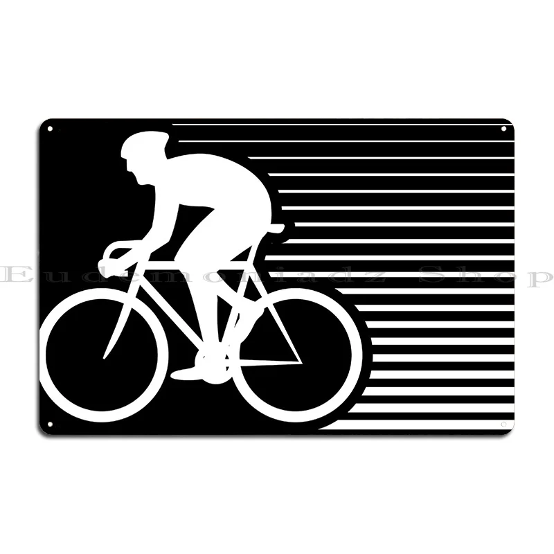 Mountain Biking Europe - Panneau métallique pour vélo de montagne,