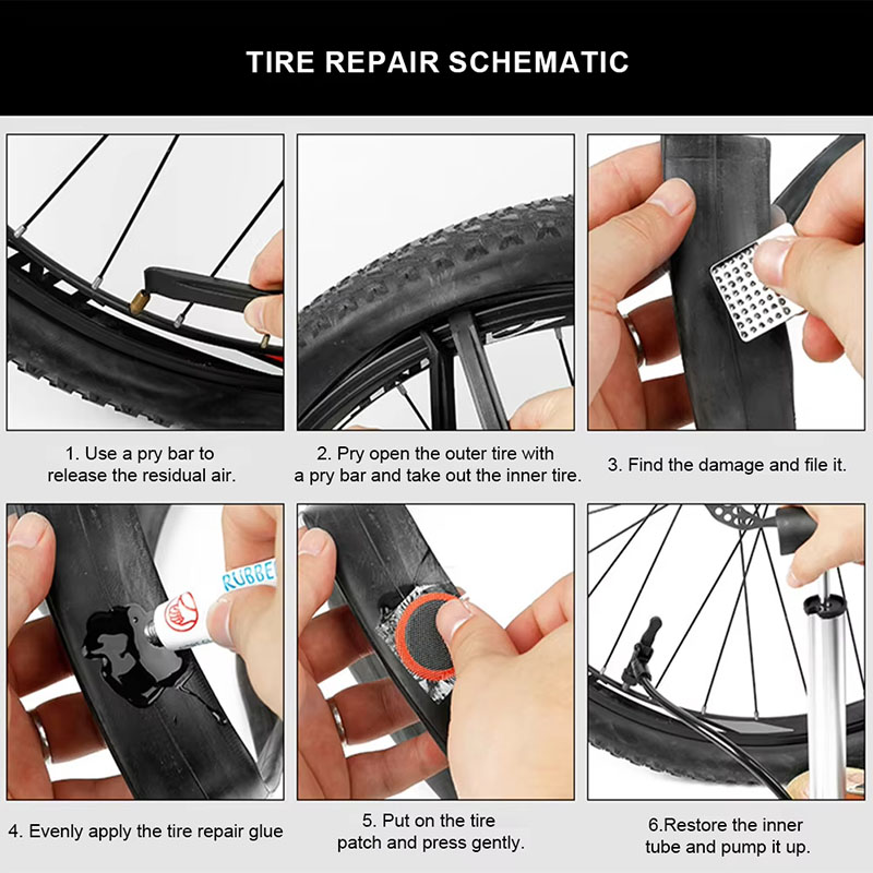 Kit de réparation de pneus de  - Mountain Biking Tube avis et prix