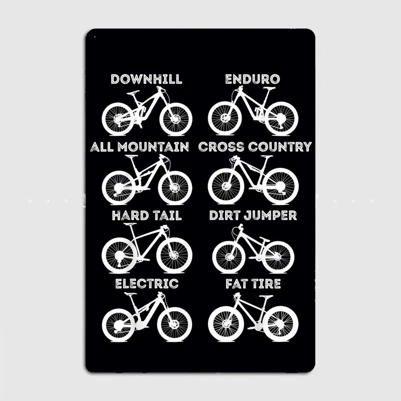 Affiche rétro en métal pour le - Mountain Biking Europe avis et prix