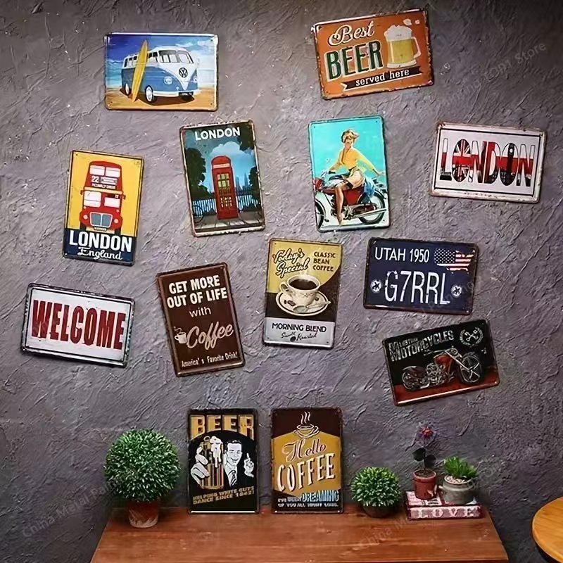 Plaque en métal HD, décoration - Mountain Biking Europe avis et prix