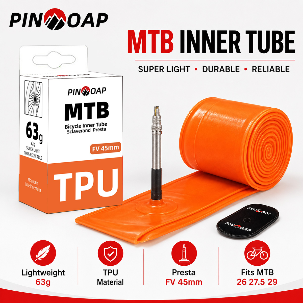 PINMOAP Chambre à air pour VTT - Mountain Biking Tube avis et prix