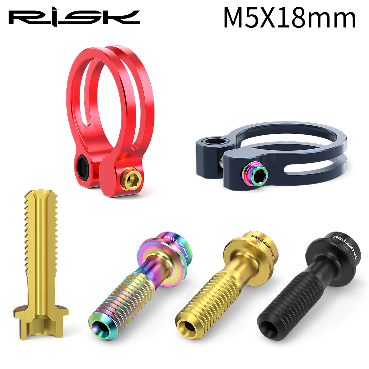 Vis de selle RISK M5x18mm en a - Mountain Biking Tube avis et prix