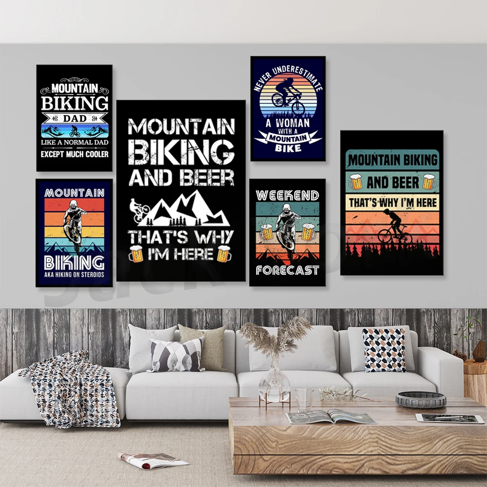 Go – peinture sur toile imprim - Mountain Biking Europe avis et prix