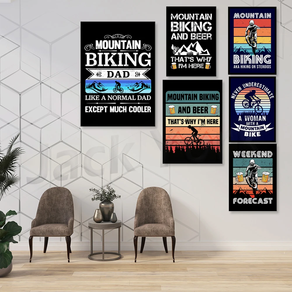 Go – peinture sur toile imprim - Mountain Biking Europe avis et prix