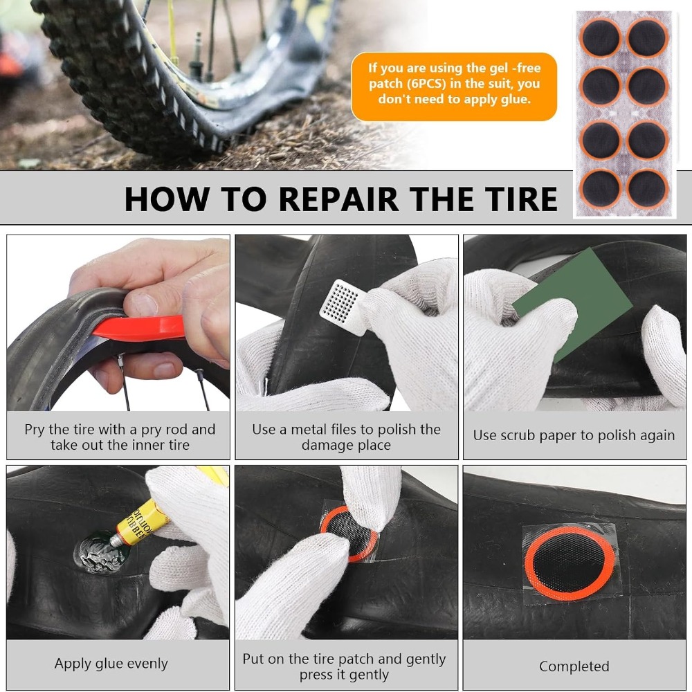 Kit de réparation de pneus de  - Mountain Biking Tube avis et prix